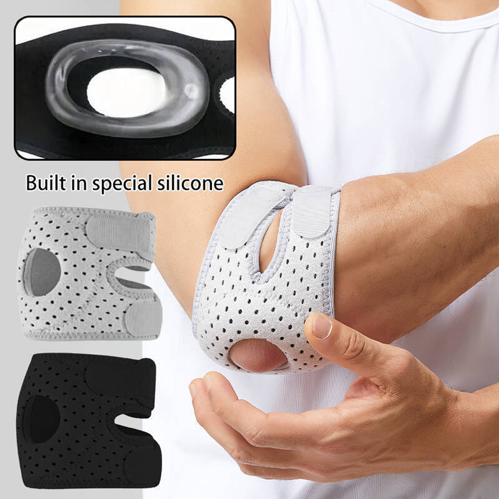 Tennis Elbow Brace - Adjustable Elbow Brace for Tendonitis, Tennis