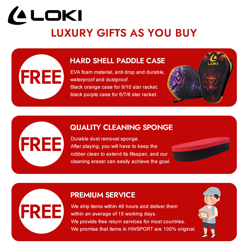 LOKI DRAGON 10 STAR Table Tenn - Badminton Racket Carbon ulasan dan harga