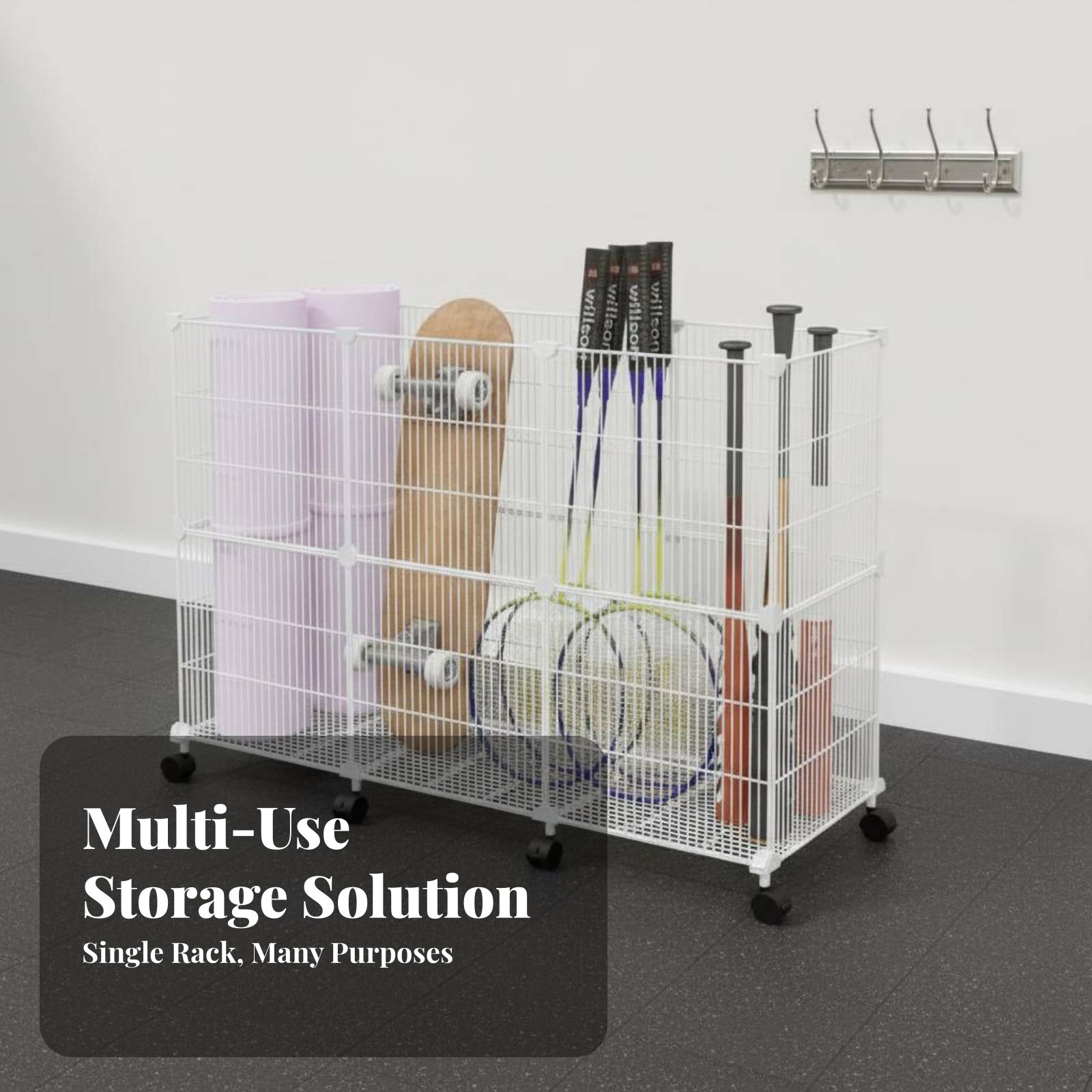 Sports Equipment Storage Cart  - Sports Equipment Rack ulasan dan harga