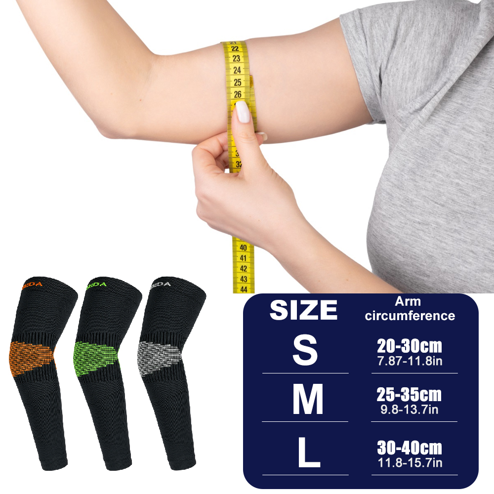 Compression Arm Sleeves 1 Pair - Tennis Elbow Brace ulasan dan harga
