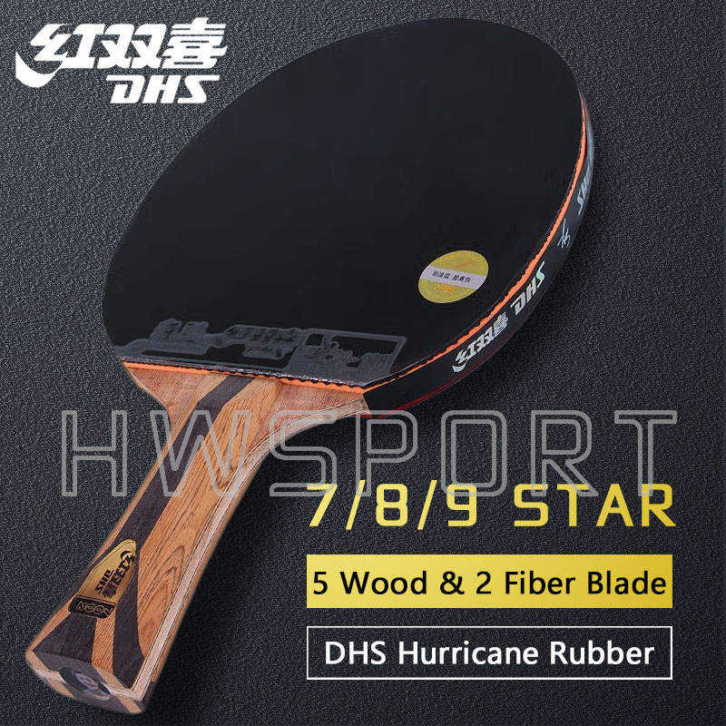 Original DHS 7 Star Table Tenn - Badminton Racket Carbon ulasan dan harga